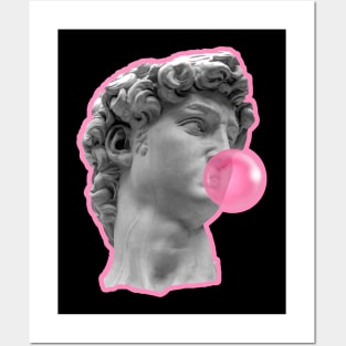 Michelangelo with gum Posters and Art